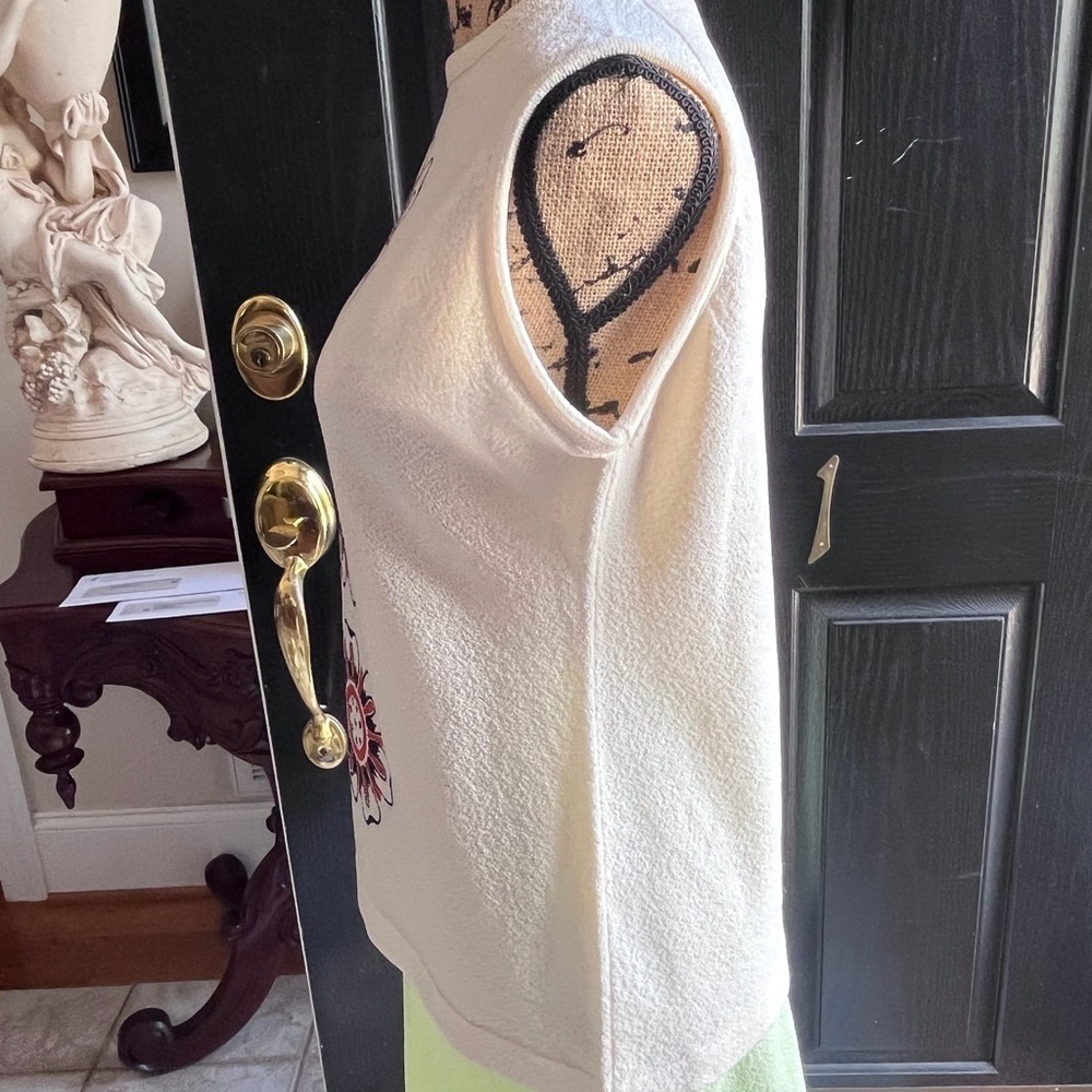 Vintage 2 piece set. Sleeveless top and cardigan - Picture 5 of 16